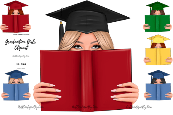 Download Graduation Girl Clipart Bundle - Premium Bundle