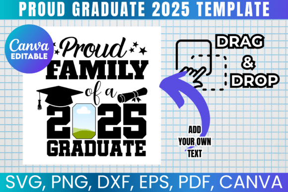 Download Graduation 2025 CANVA, Senior Family Svg - Graduation 2025 Collection