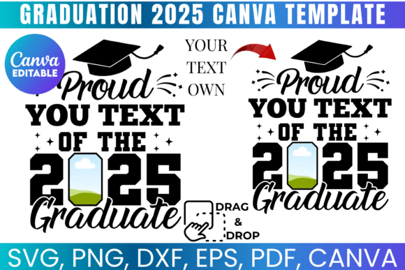 Download Graduation 2025 Canva Editable Template - Graduation 2025 Collection
